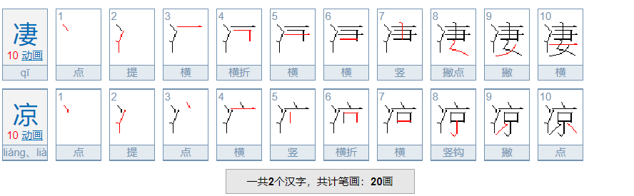 凄凉的近义词