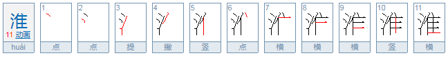 淮怎么读？