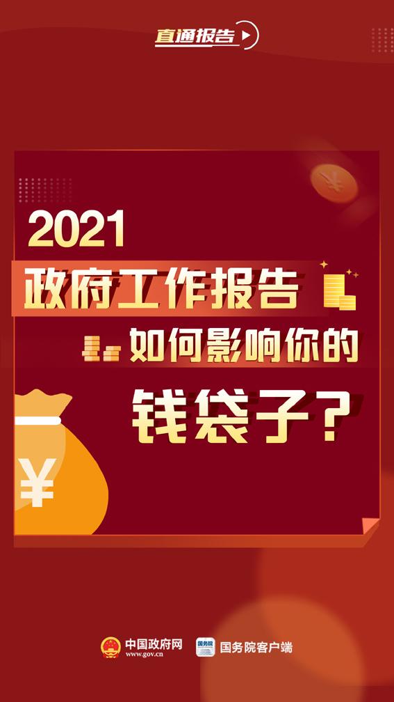 2021年政府工作报告，如何影响你我的“钱袋子”？