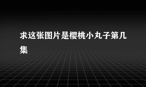 求这张图片是樱桃小丸子第几集