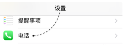 苹果手机怎么设置来电提醒？