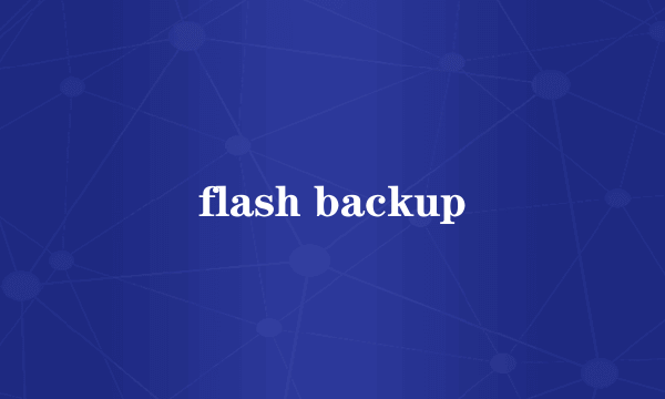 flash backup