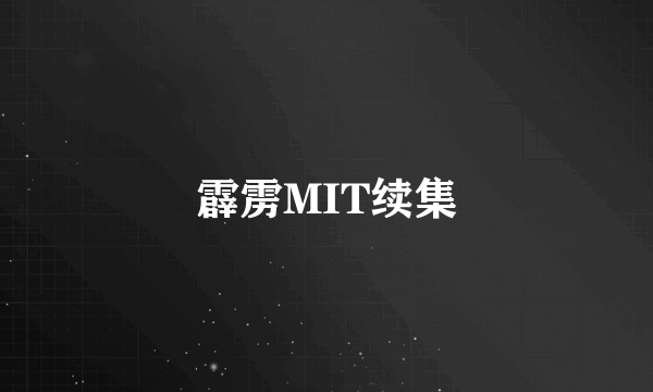 霹雳MIT续集