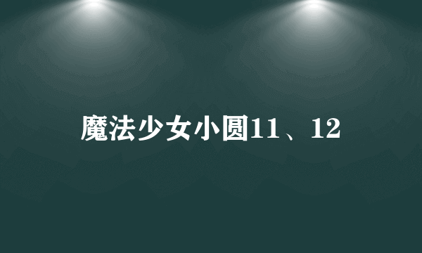 魔法少女小圆11、12