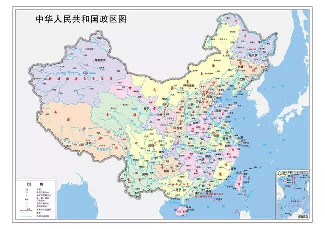 中国地图高清版大图