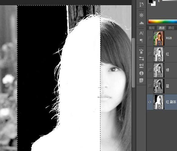 ps通道抠图步骤？
