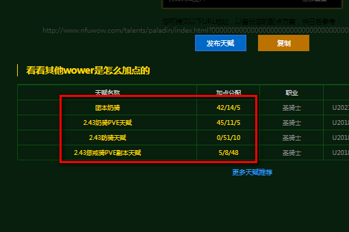 TBC最新天赋模拟器.