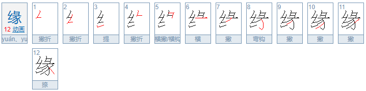 缘字的意思是什么