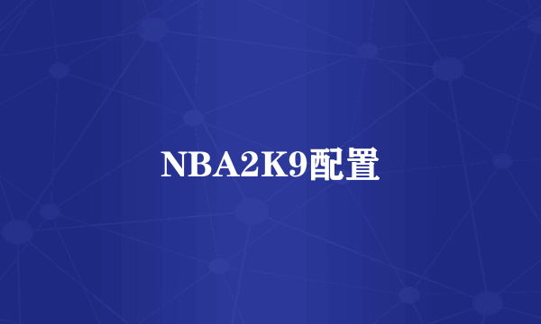 NBA2K9配置