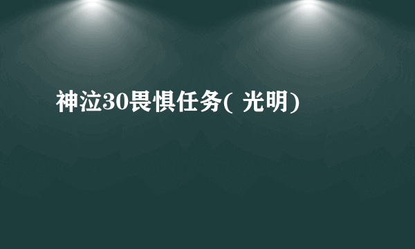 神泣30畏惧任务( 光明)