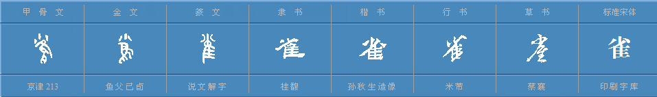 雀多音字是什么呢?