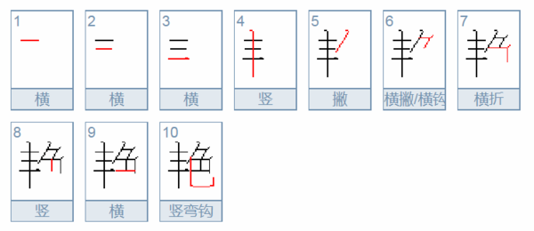 艳字的偏旁部首是什么