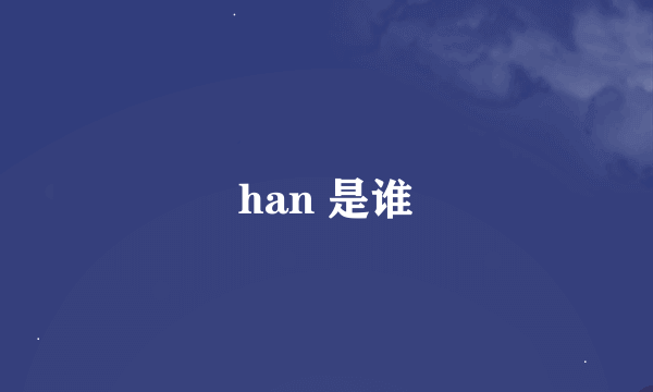 han 是谁