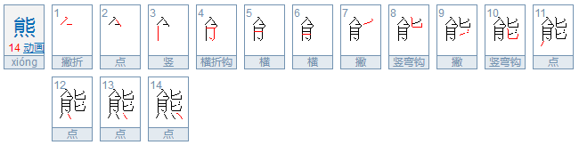 熊的部首是啥