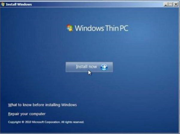 Windows thin pc和我们平常所见到的的windows版本最大的区别是什么？