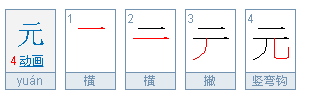 陈思元这个字一共有几画